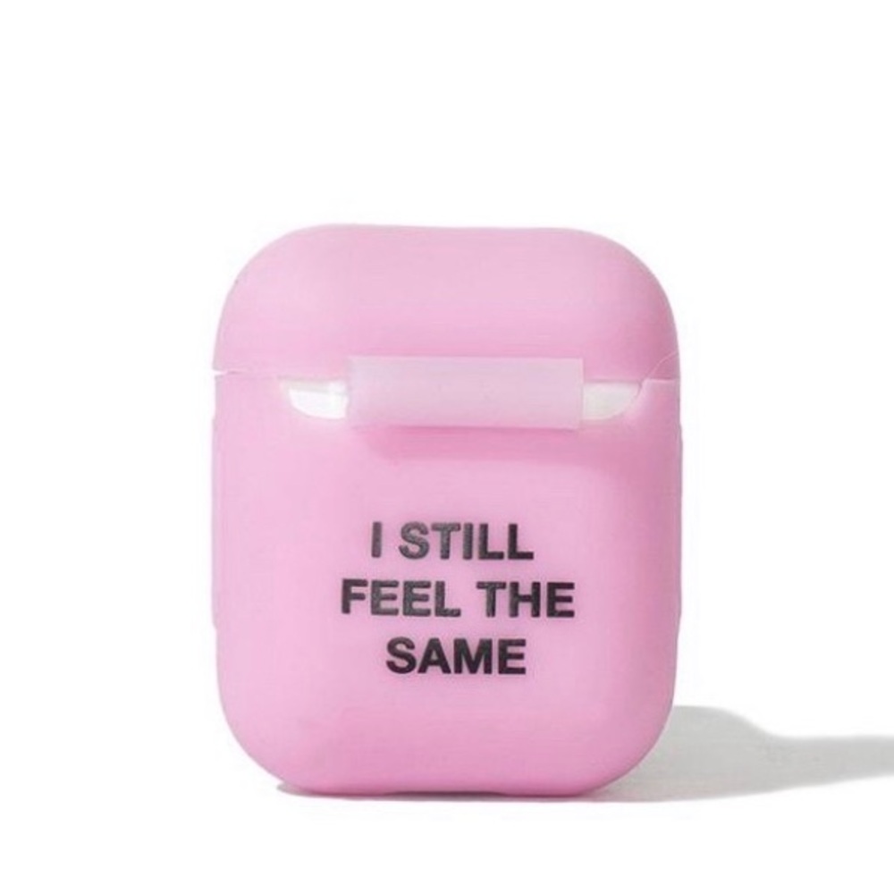 ASSC Black Logo Lost and Found Pink Airpod Case - Picture 3 of 4